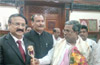 CM  honours  Global NRI of  the Year Award winning entrepreneur  Ronald Colaco